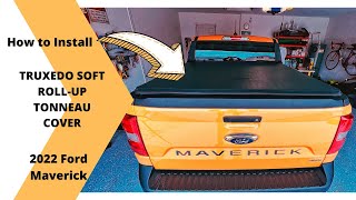 Installing the  TRUXEDO SOFT ROLL-UP TONNEAU COVER for the 2022 Ford Maverick. screenshot 4