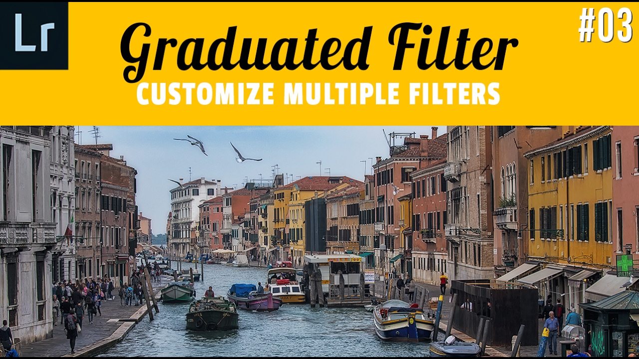 Graduated Filters 03 in Lightroom, How to add multiple, custom filters