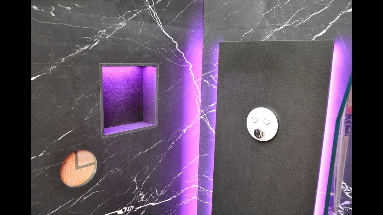 Making Of réalisation d'une douche en pierre naturelle