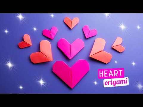 دل کی سجاوٹ کو آسان بنانے کا طریقہ [اوریگامی]