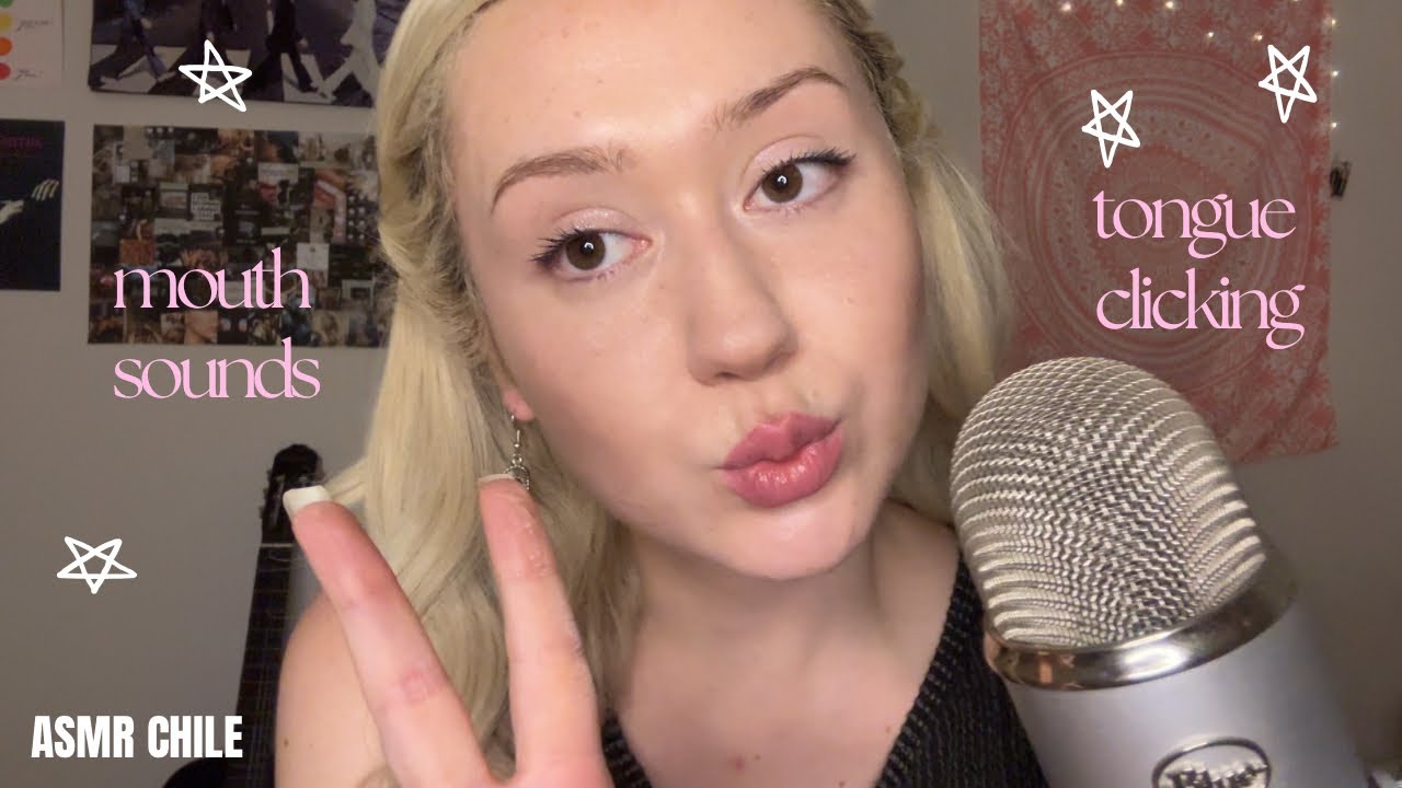 duerme rápido🤍 tongue clicking asmr mouth sounds