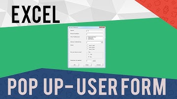 Criar um PopUp (UserForm) no Excel -Excel HowTo