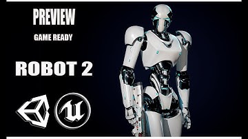 Robot 2 PREVIEW GAME READY 3D Character