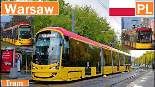 WARSAW TRAMS / Tramwaje w Warszawie 2022 [4K]