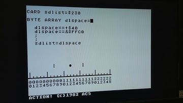 Action! Programming for Atari 8-bit Computers - Part 13.5 - Custom Display Lists III