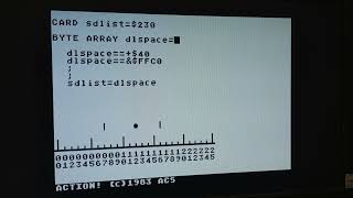 Action! Programming for Atari 8-bit Computers - Part 13.5 - Custom Display Lists III