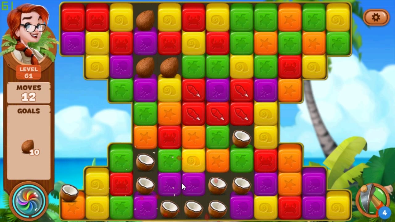 Lost Island Blast Adventure level 61