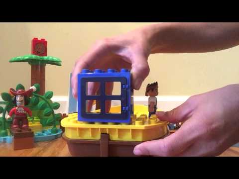 LEGO duplo Jake's Pirate Ship Bucky Jake and the Never Land Pirate 