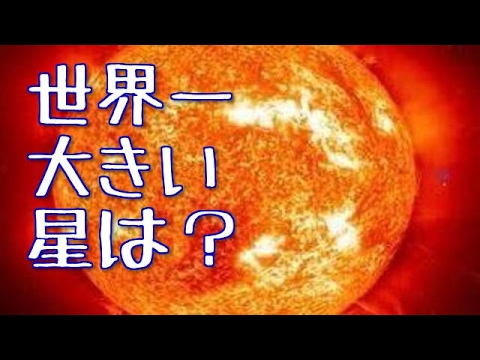 太陽 より 大きい 星