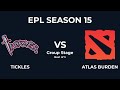 Tickles vs atlast burden  beautiful series  european pro league s15 dota 2 highlights