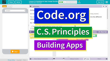 Building an App Image Scroller Lesson 14.4 Tutorial with Answers Code.org CS Principles