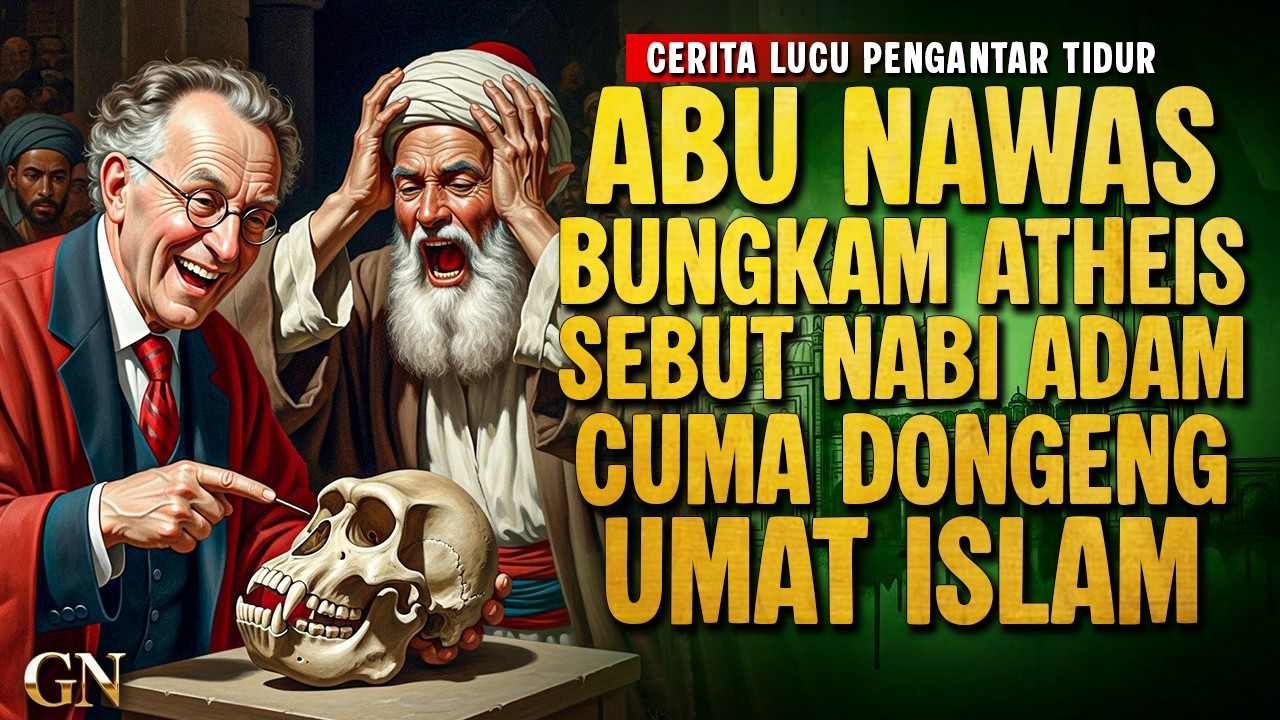 MANUSIA ITU DARI KERA BUKAN NABI ADAM! DEBAT ABU NAWAS LAWAN ATHEIS || CERITA LUCU PENGANTAR TIDUR