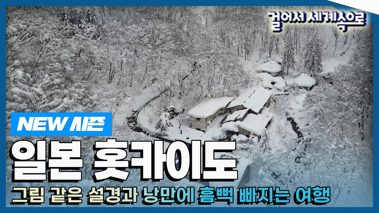 [✨NEW✨#걸어서세계속으로📺] 눈과 낭만으로 새하얗게 얼어붙은 겨울 왕국🌨 일본 '아오모리 & 홋카이도' 여행 Trip to Japan (KBS_20230225)