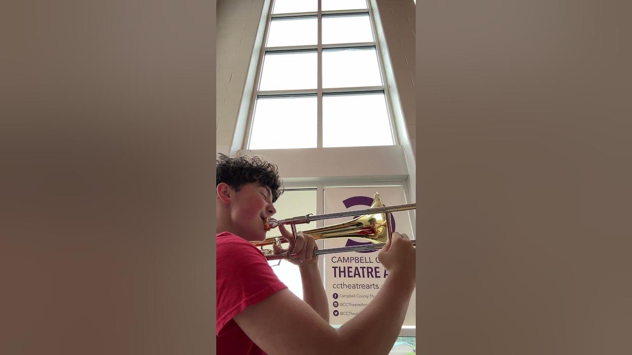 A very bad attempt at tuba mirum trombone solo YouTube