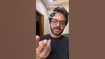 IIT BOMBAY vs IIT DELHI vsIISC BANGLORE #gate2025 #admission #iitbombay #gateexam #gatecse #iitdelhi