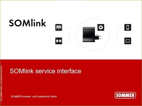 SOMMER Webinar SOMlink Service-Interface