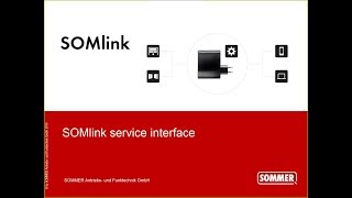 SOMMER Webinar SOMlink Service-Interface (EN) screenshot 1