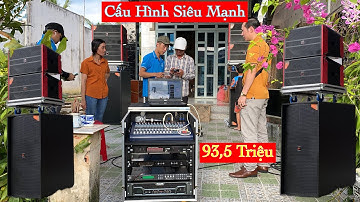 Bay Mái Tôn “ Dàn Array ADD_Pro 93,5Tr “ Sub Dã Quá Mạnh - Míc Mới Hát Quá Hay. LH 0933991244