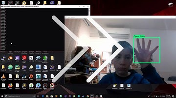 FRC Robot Controlled by Hand Gesture (Machine Learning) with Tensorflow / Nvidia