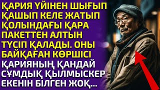 КӨРШІСІ АЛТЫН ТОЛА ПАКЕТІ БАР ҚАРИЯНЫҢ СҰМДЫҚ ҚЫЛМЫСКЕР БІЛГЕН ЖОҚ. АЛАЙДА.... детектив