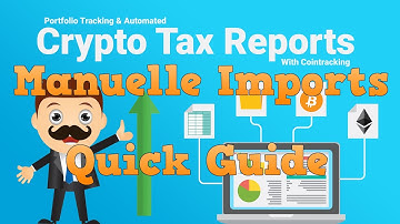 Cointracking Manueller Import - Easy Tutorial