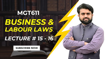 MGT611 Lesson 15-16: Performance & Discharge of Contract || Business & Labour Laws || Short Lecture