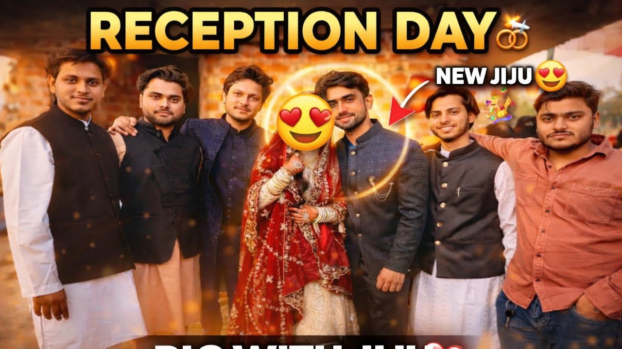 Reception Day Vlog 💍 Pic With Jiju & Family Celebration ♥️ #trending #youtube #vlog #adnan 