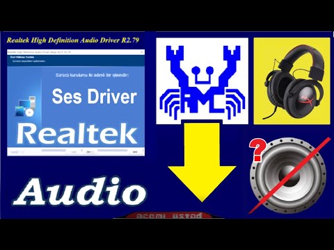 Video: High Definition Audio Sürücüsünün Quraşdırılması