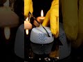 Cutting a moonfoam slice with surreal precision #ai #asmr #abstract