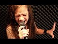 THE TROOPER - Iron Maiden cover by 11 year old Sara & Motion Device