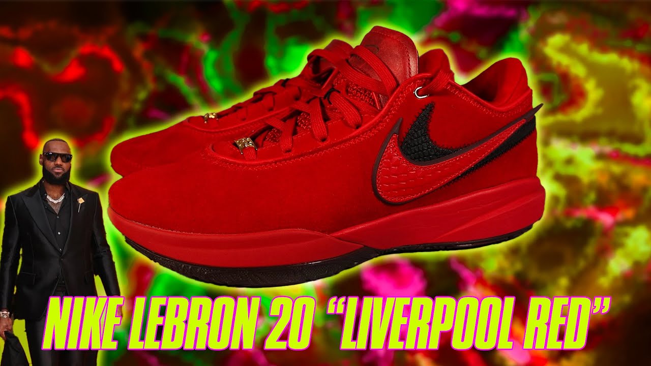 NIKE LEBRON 20 LIVERPOOL RED REVIEW!!!