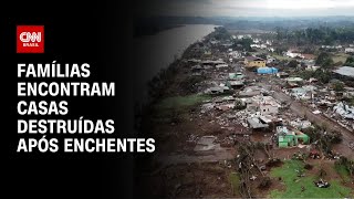 Famílias encontram casas destruídas após enchentes | CNN PRIME TIME