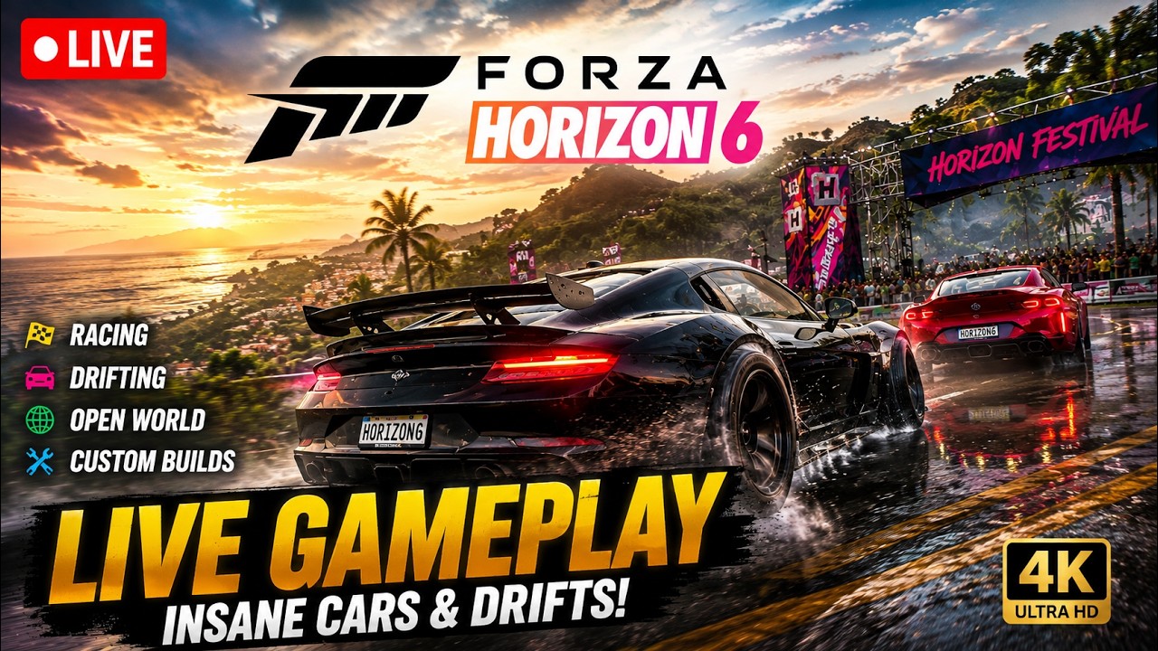 🔴 LIVE Forza Horizon 6 | Open World Driving & Drifting #shorts
