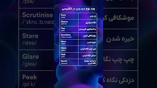 آموزش 8 کلمه انگلیسی درباره نگاه کردن به راحتی در 20 ثانیه shorts