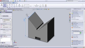 Lesson-1 solidworks basic functions using v-block premium knowledge