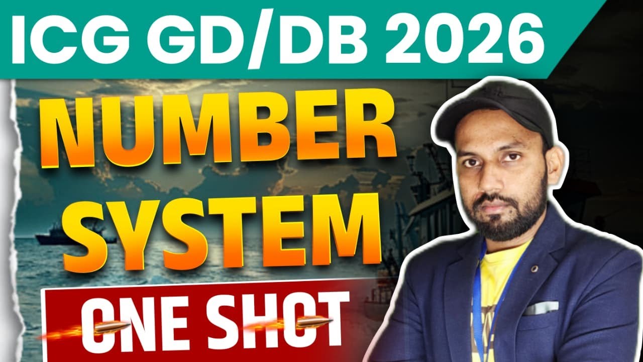 Icg Numbers ICG GD/DB 2026 Maths 🔥 | Number System Complete Practice | 100% ...