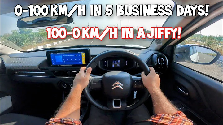 CITROEN eC3 TOP SPEED 0-100 kmph Acceleration & 100-0 kmph Braking TESTED