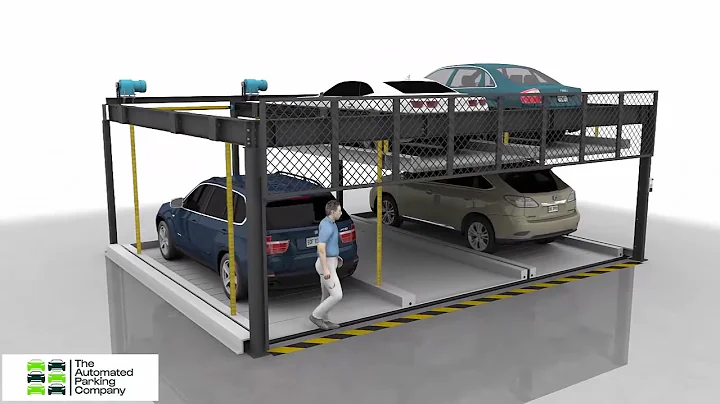 The Automated Parking Company 2 High 1 Deep Puzzle Parking System