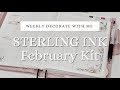 DECORATE WITH ME | STERLING INK FEB. KIT | HOBONICHI COUSIN