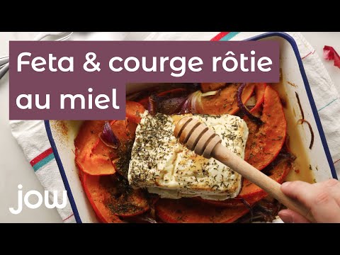 recette-feta-&-courge-rôtie-au-miel