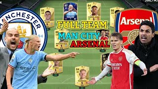 ใครจะได้แชมป์พรีเมียร์ลีก Full Team Arsenal / Man City | FC Mobile