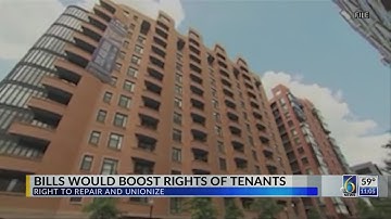 Bills would boost rights of tenants