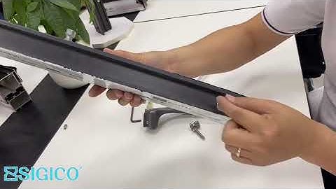 HƯỚNG DẪN LẮP TAY KÉO CỬA LÙA 1 MẶT #SIGICO