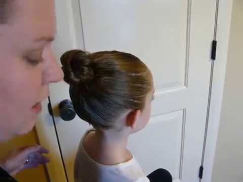 Dance Magic Class Hairstyle - High Bun - YouTube