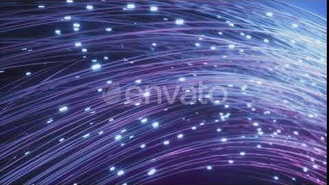 Digital Data Transmission Via Fiber Optical Fibers | Motion Graphics - Envato elements