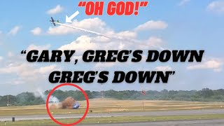 Terrifying Plane crash at Atlanta Airshow! Real atc #atc #aviation