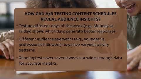 How Can A/B Testing Content Schedules Reveal Audience Insights? - Everyday-Networking