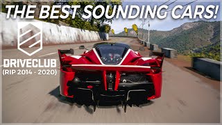 DRIVECLUB's Best Sounding Cars (RIP 2014 - 2020) + All Engine Sounds incl. DLC's | PS4 Pro Quality