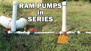 Two Ram Pumps in Series