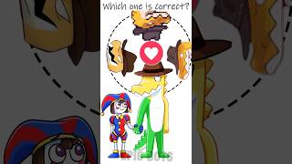 Gummigoo NEW Digital Circus Character witch one is correct head Part 2#tadc #shots